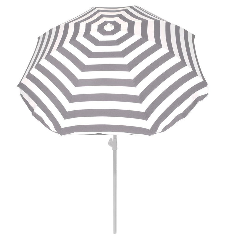 Summertime Parasol 180 cm Grijs/Wit