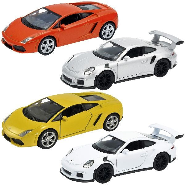 Welly Porsche 911/Lamborghini Assorti Display 12 Stuks