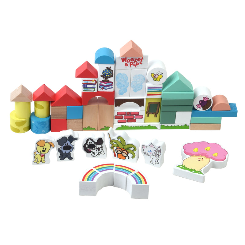 Woezel & Pip Houten Blokken, 50dlg.