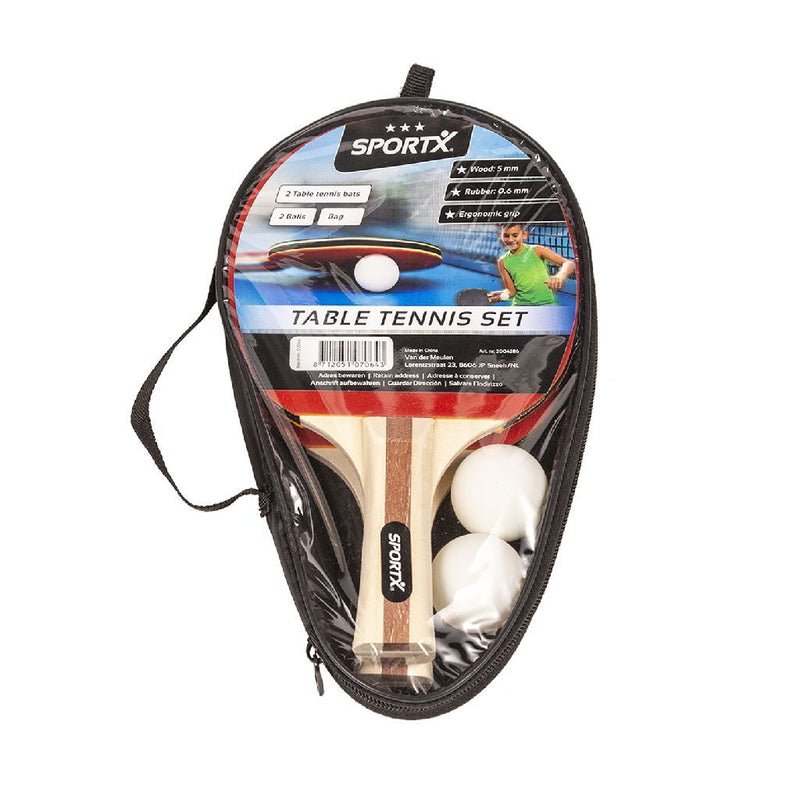 SportX Tafeltennis Set 5-delig