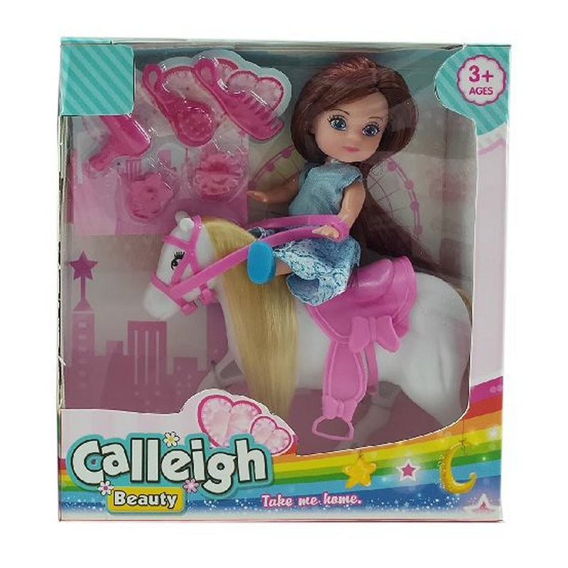 Calleigh Mini Paard met Pop + Accessoires Assorti
