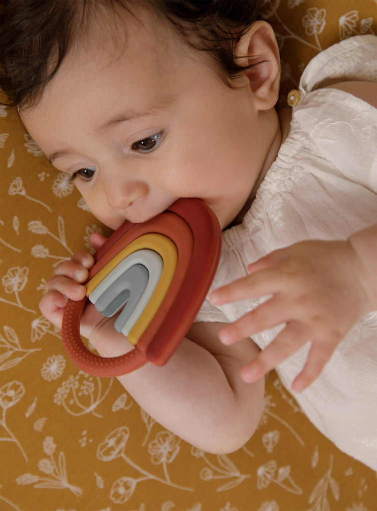 Little Dutch Siliconen Regenboog Bijtring