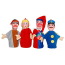 Poppenkast met 4 Poppen 68x36x140 cm