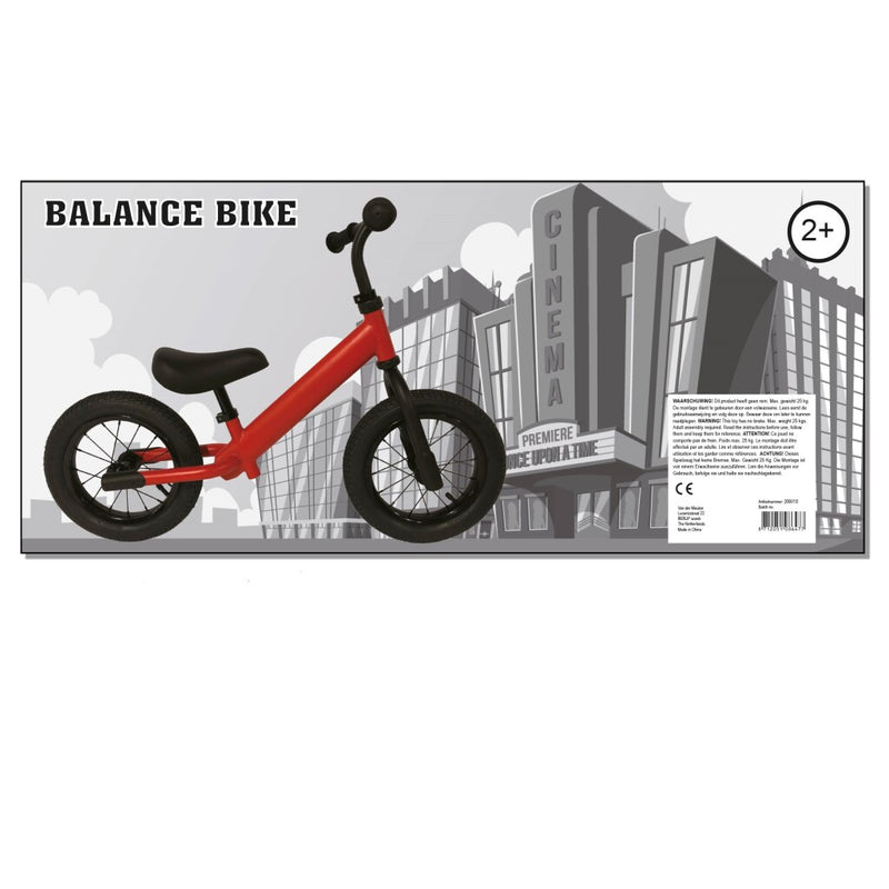 Loopfiets Rood/Zwart