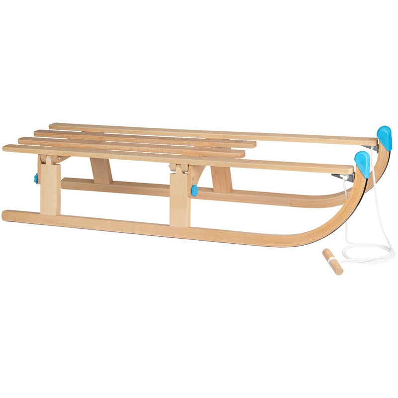 SportX Houten Opvouwbare Slee 110 cm + Trekkoord