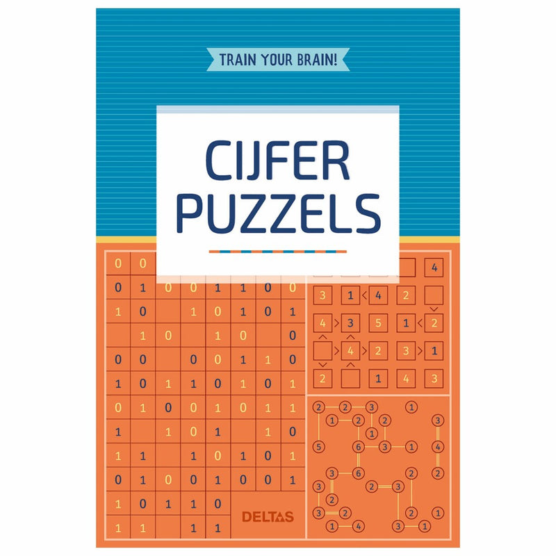 Deltas Train Your Brain Puzzelboeken Display 32 Stuks