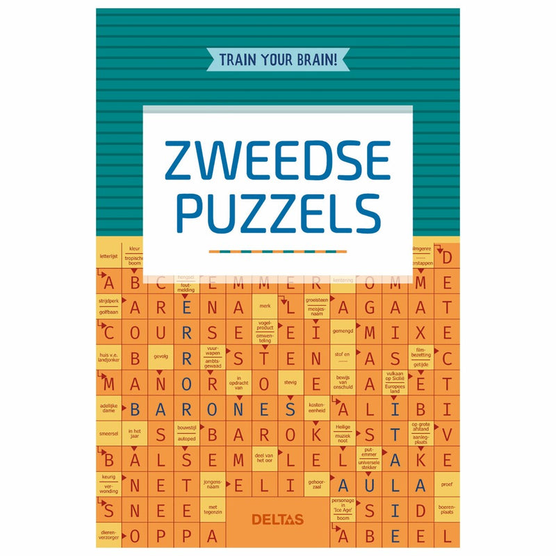 Deltas Train Your Brain Puzzelboeken Display 32 Stuks