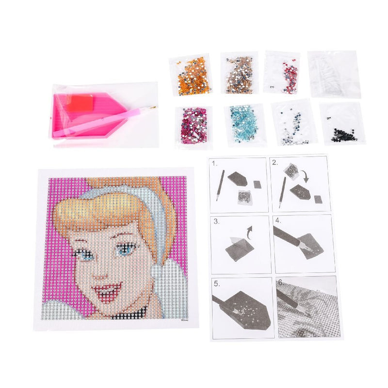 Disney Princess Mosaic Art Strass Stones Assorti