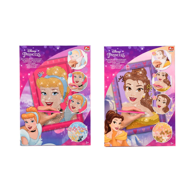 Disney Princess Big Glitter Art Frame Assorti