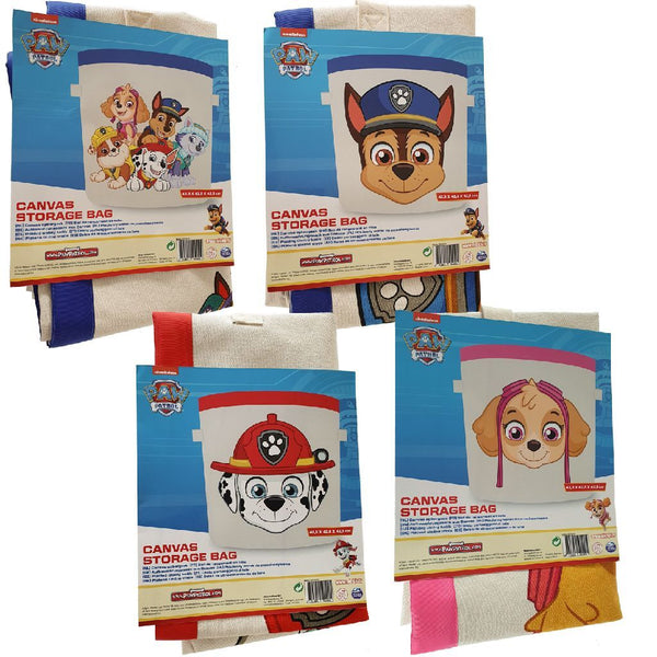 Paw Patrol Canvas Opbergzak 42.5x42.5x42.5 cm