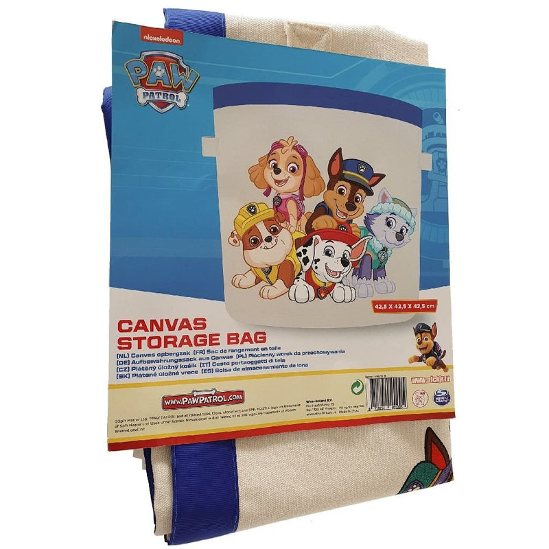 Paw Patrol Canvas Opbergzak 42.5x42.5x42.5 cm