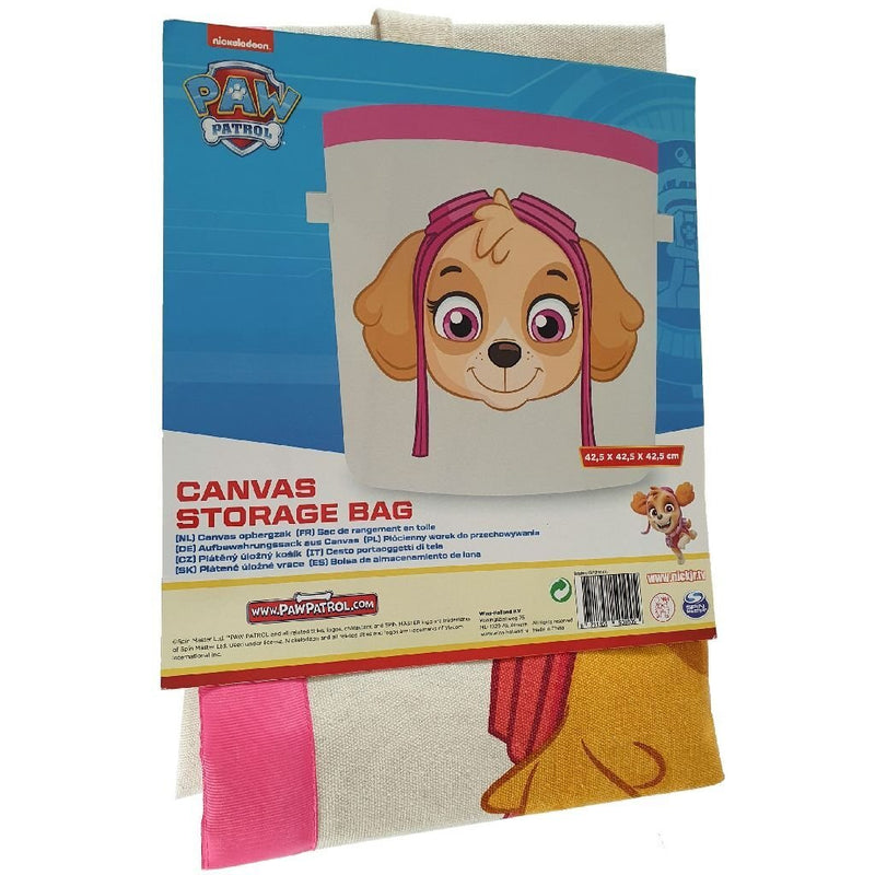 Paw Patrol Canvas Opbergzak 42.5x42.5x42.5 cm