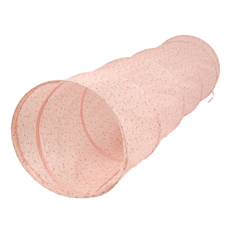 Little Dutch Kruiptunnel Flowers and Butterflies 180x46 cm Roze