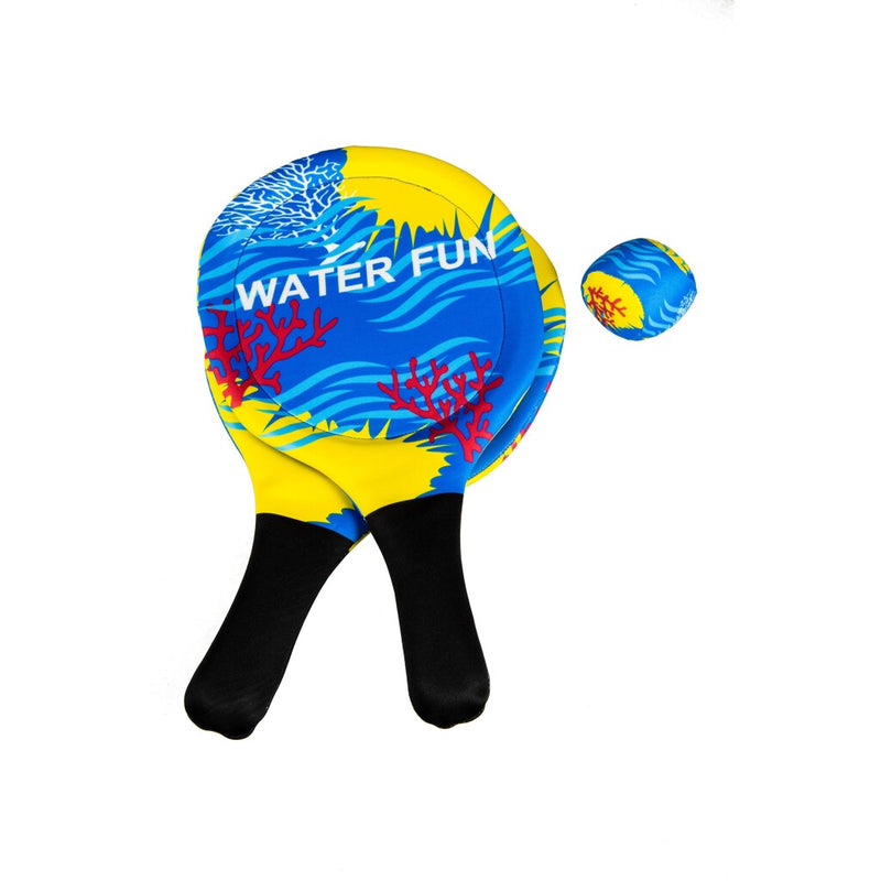 Summertime Water Fun Soft Beach Ball Set Blauw/Geel