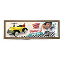 Retro Roller Tommy Takelwagen 76x26x24 cm Geel/Zwart/Rood