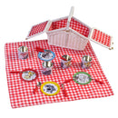 Rubo Toys Woezel en Pip Tinnen Picknickset 14-delig