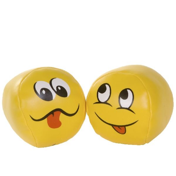 Summertime Smiley Ball 10cm 2 Stuks