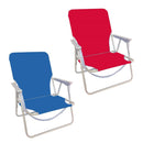 Summertime Mix Strandstoel Blauw of Rood