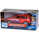 112 Brandweerauto + Licht + Geluid 12cm 1:43