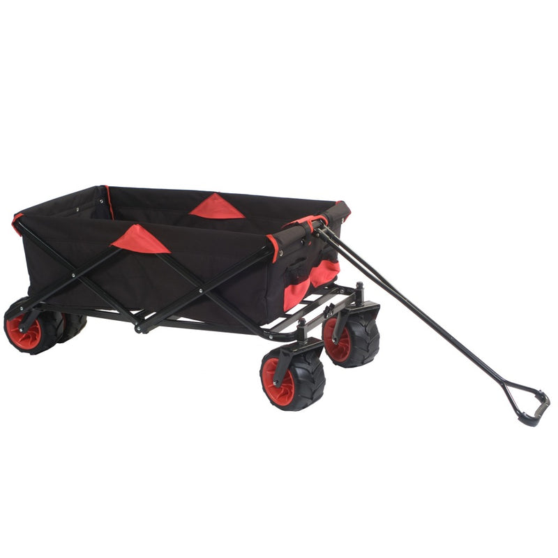 Outdoor Bolderwagen Opvouwbaar Zwart