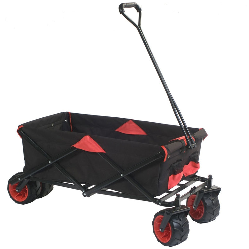 Outdoor Bolderwagen Opvouwbaar Zwart