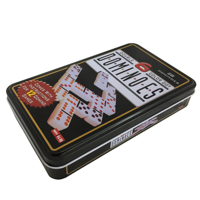 Longfield Double 6 Domino in Blik