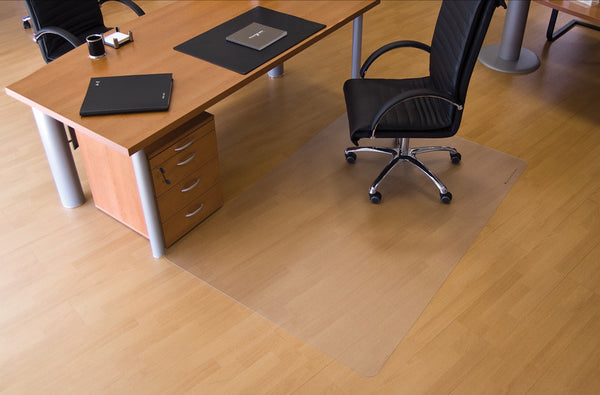 Kangaro K-12-1800 Vloermat Harde Vloer 120 X 180cm Pc-recyclaat Transparant Pet 1,8mm