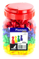 Kangaro K-523087 Pionnen In Pot, 400 Stuks In 4 Kleuren