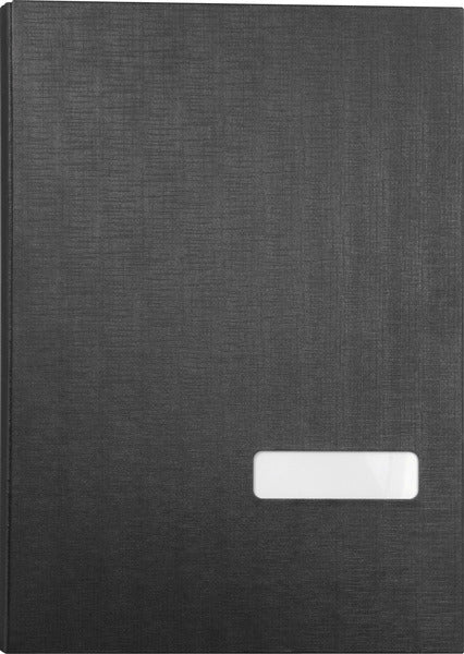 Kangaro K-55674 Vloeiboek Zwart A4 20-vaks