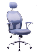 Kangaro K-850052 Moderne Bureaustoel in Hoogte Verstelbaar Grijs