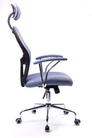 Kangaro K-850052 Moderne Bureaustoel in Hoogte Verstelbaar Grijs