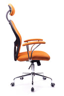 Kangaro K-850053 Moderne Bureaustoel in Hoogte Verstelbaar Oranje