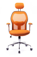 Kangaro K-850053 Moderne Bureaustoel in Hoogte Verstelbaar Oranje