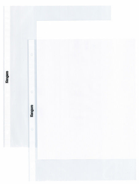 Kangaro K-14015 Showtas A4 PP 23r. 80 Micron Transp.glashelder 100 St.