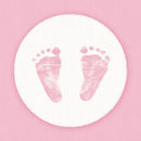 Servetten Baby Voetjes Meisje 25 cm 20 Stuks