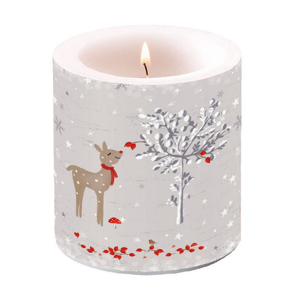 Ambiente Stompkaars Sniffing Deer 8x7.5 cm Grijs