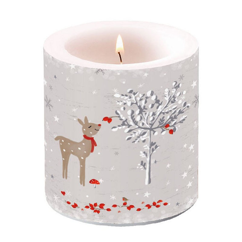 Ambiente Stompkaars Sniffing Deer 8x7.5 cm Grijs