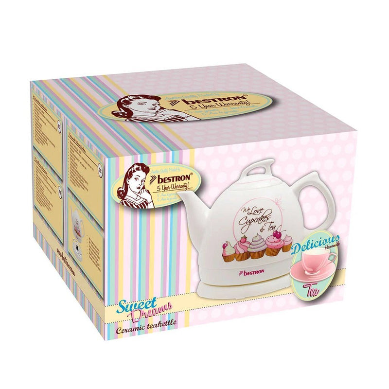 Bestron DTP800SD Keramische Waterkoker 0,8L 1785W