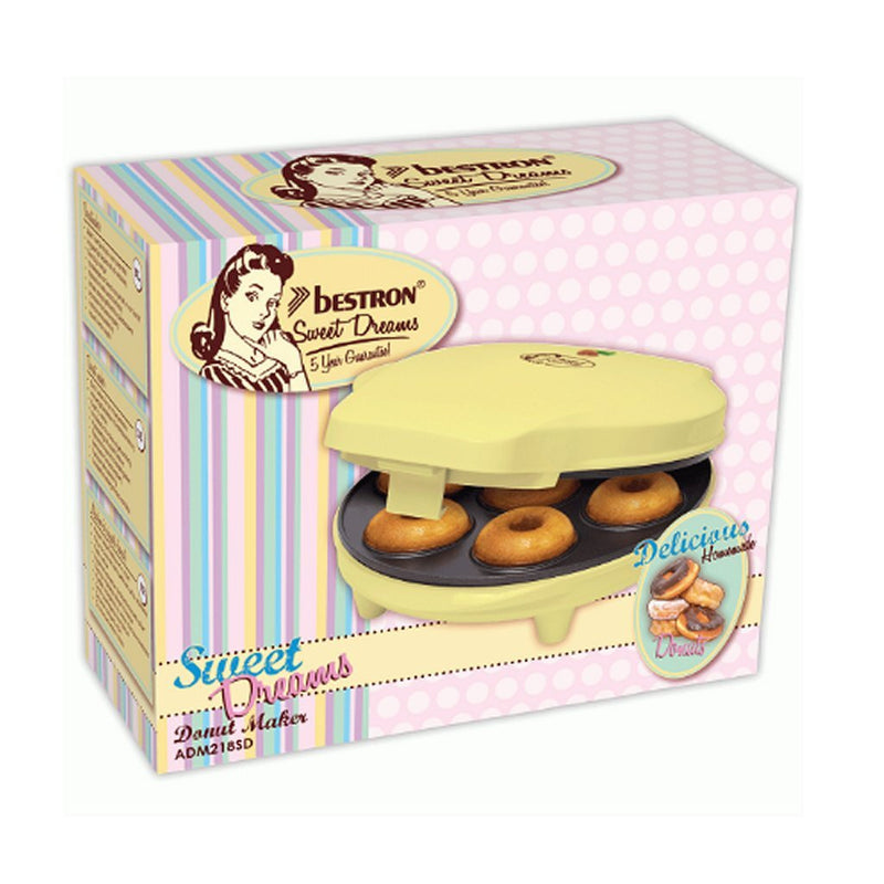 Bestron ADM218SD Donutmaker Geel