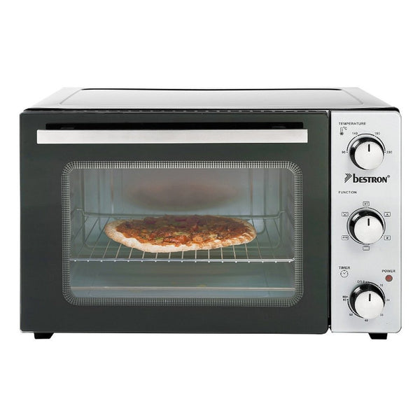 Bestron AOV31 Grill-Bakoven met Hetelucht + Draaispit 1500W RVS/Zwart