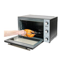 Bestron AOV55 Grill-Bakoven met Hetelucht + Draaispit 2000W RVS/Zwart