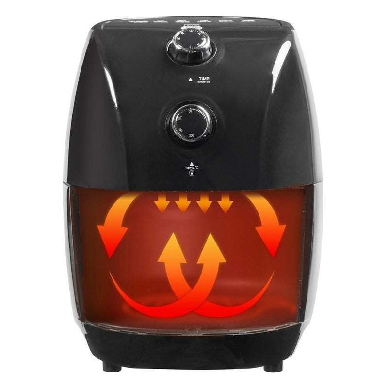 Bestron AAF300 PrepAir Heteluchtfriteuse 1.5L 900W Zwart