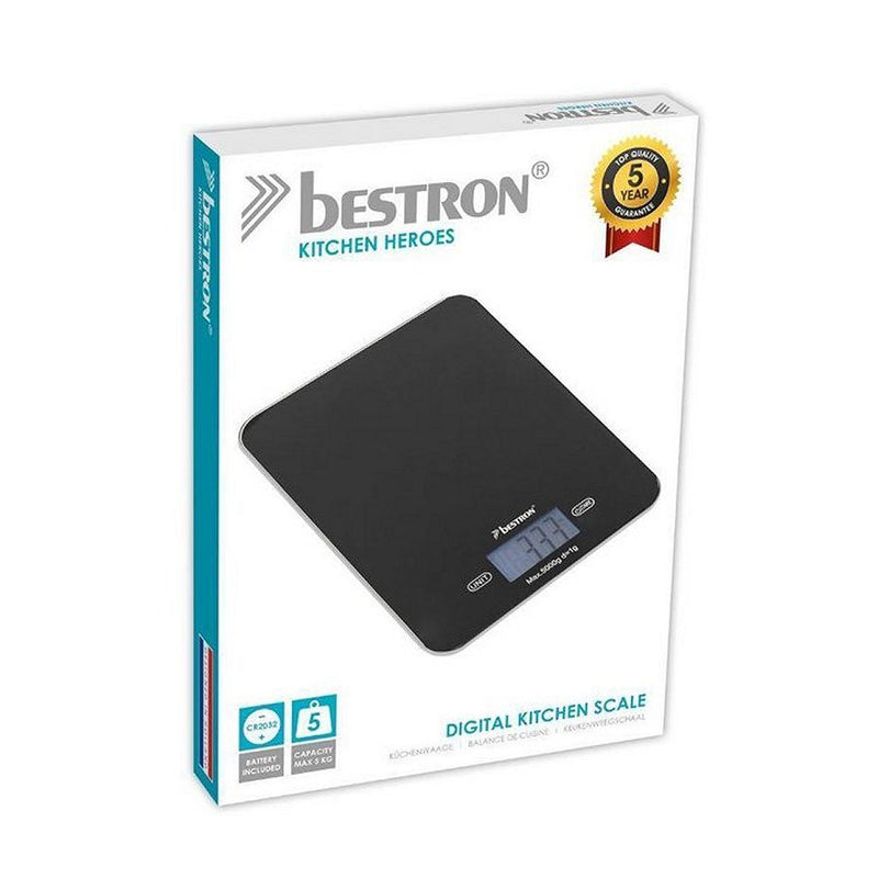Bestron AKS710Z Digitale Keukenweegschaal Zwart