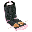 Bestron DSW271P Hartvormige Wafelmaker 780W Roze/Zwart