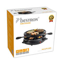 Bestron ARC650 Raclette Grill + 6 Pannetjes Zwart