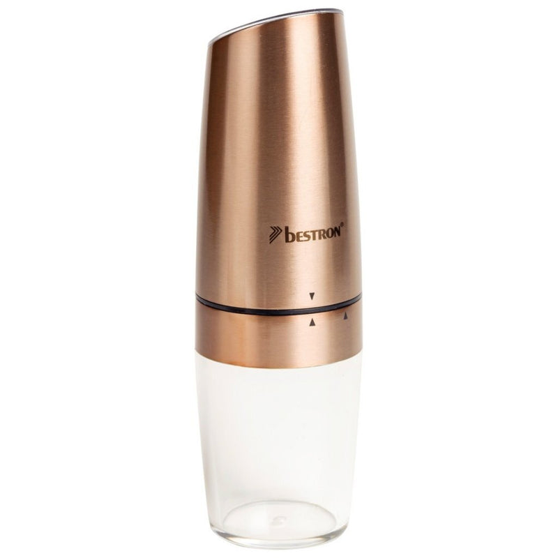 Bestron APS300CO Volautomatische Peper- en Zoutmolen + LED-Licht Koper