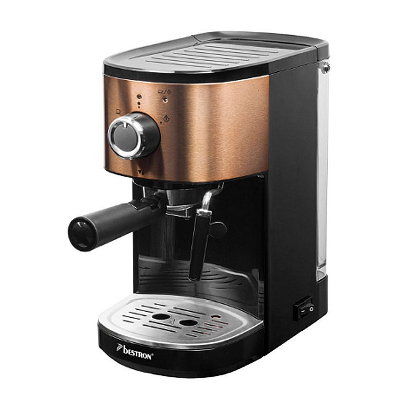 Bestron AES1000CO Espressomachine Koper/Zwart