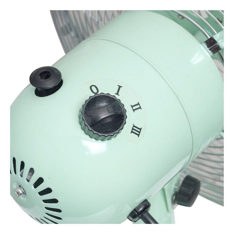 Bestron DFT35M Retro Tafelventilator 35 cm Mint/Chroom