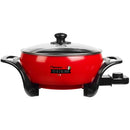 Bestron APP800 Festa Italiana Party Pan Rood/Zwart