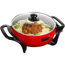 Bestron APP800 Festa Italiana Party Pan Rood/Zwart